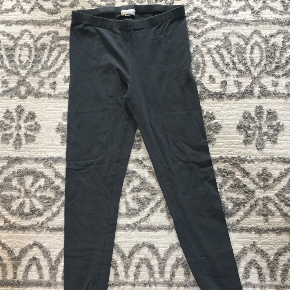 Grey ankle leggings